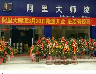 贵州毕节阿里大师油漆加盟店