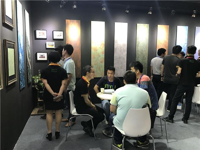 GIOVANNI乔瓦尼艺术涂料展会现场