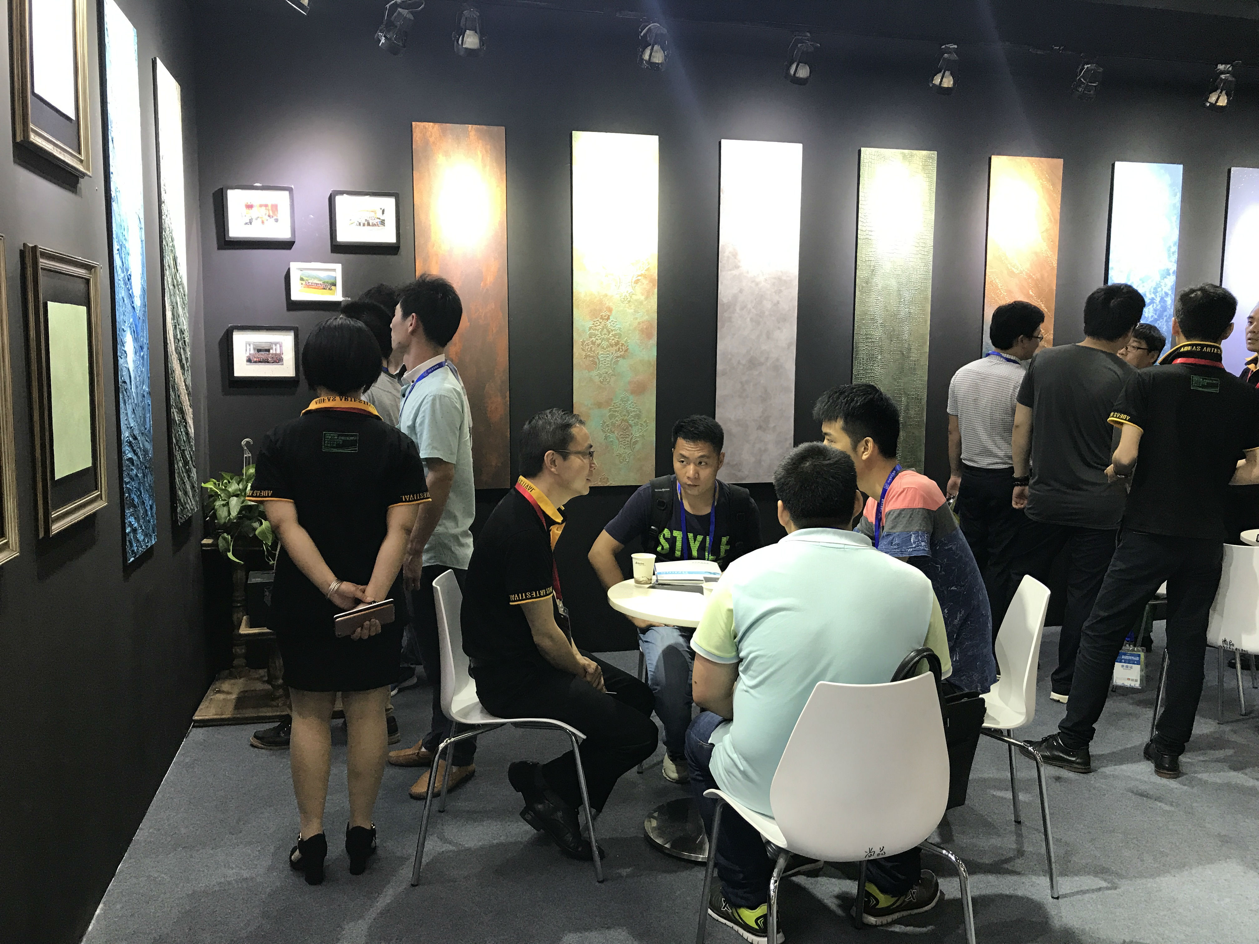 GIOVANNI乔瓦尼艺术涂料展会现场